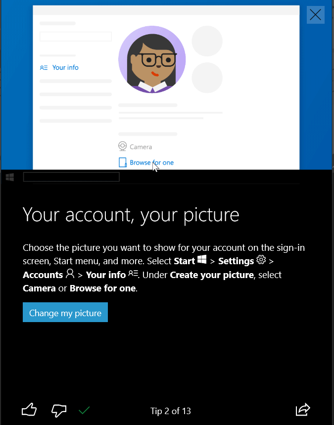 how to personalize windows 10 change your account picture
