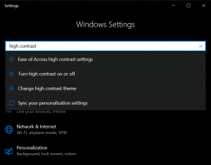 How to enable dark mode in windows 10 with windows 10 high contrast feature