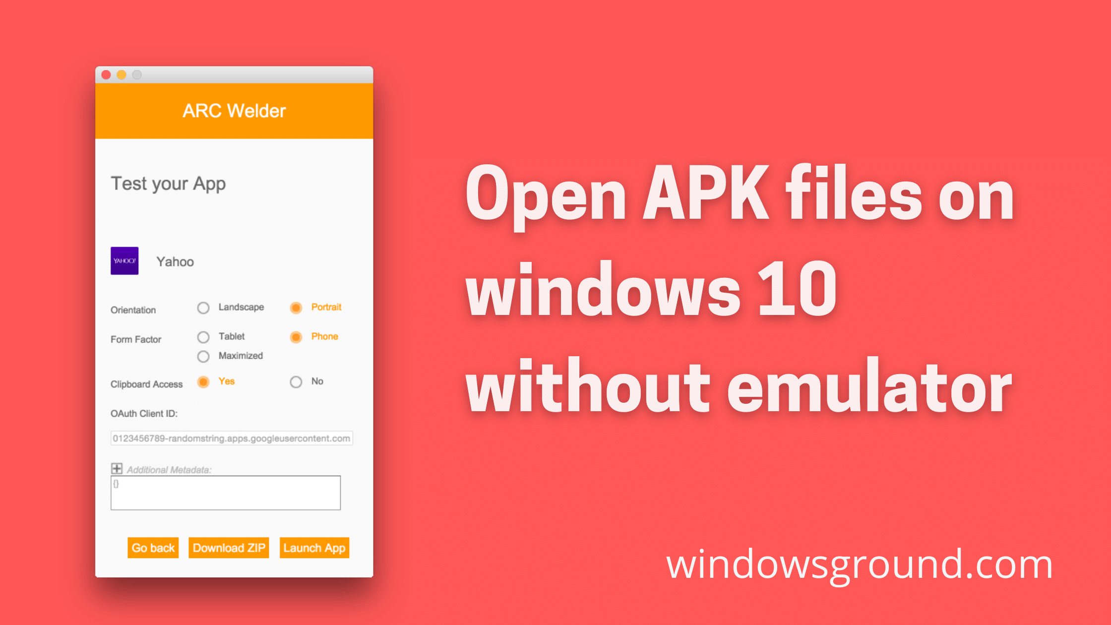 how to open apk files on windows 10 PC without emulator