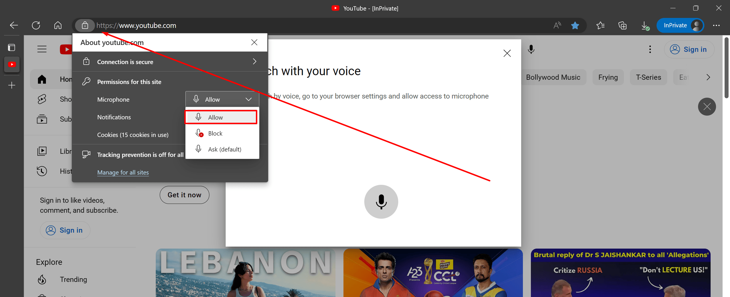 Give Microphone Your Pc Acess For Youtube