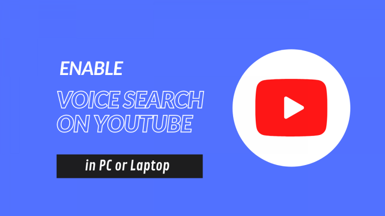 How to enable voice search in YouTube on pc easily