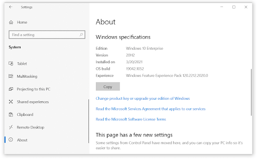 How to check What windows version do i have (in one click)