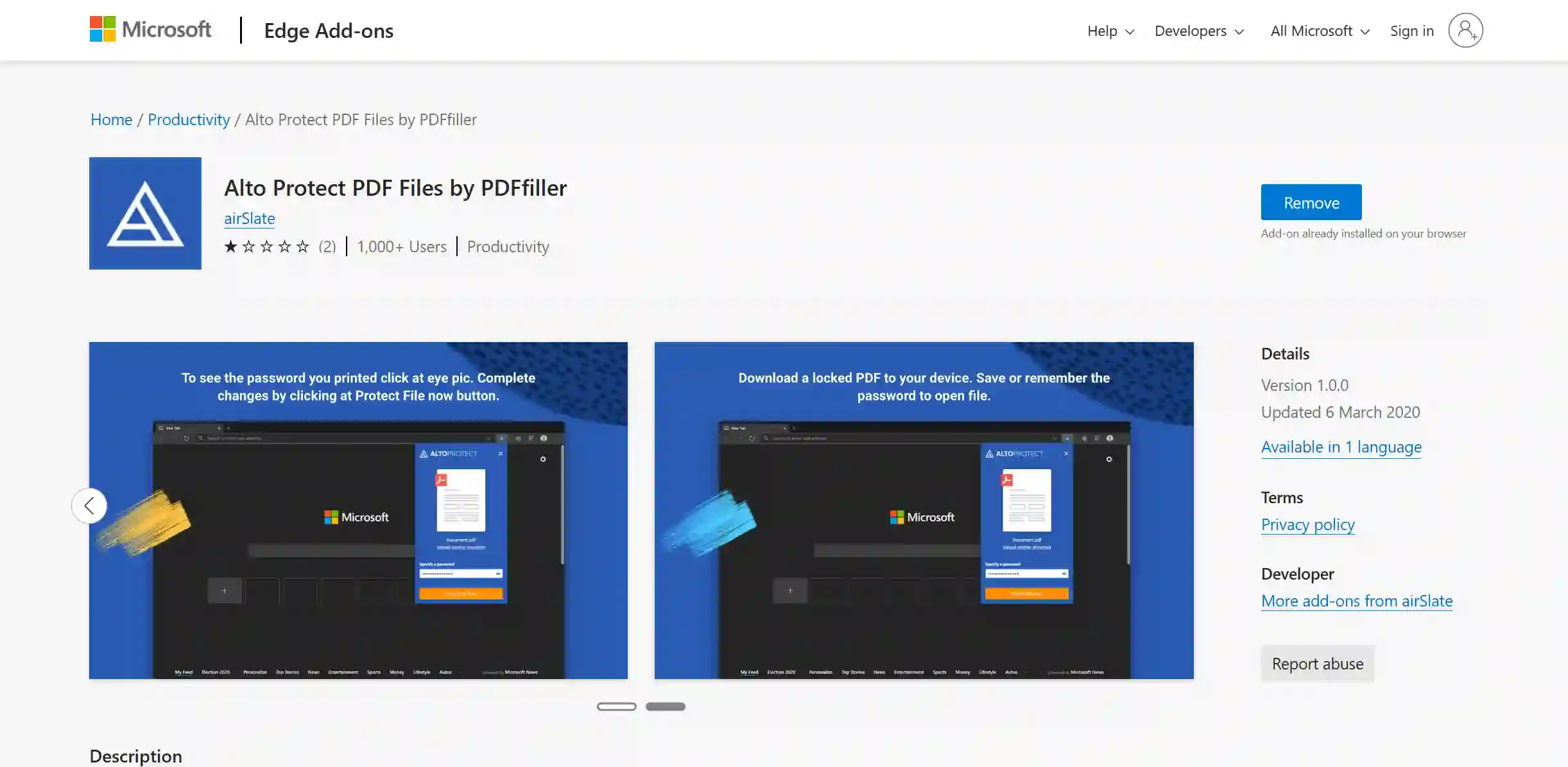 Alto Protect Pdf Files By Pdffiller Extension For Password Protect Pdf